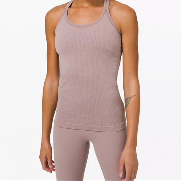 Lululemon Striped Shelf Bra Tank - Picture 1 of 3